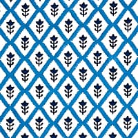 BUTI HAND BLOCK PRINT - BLUE