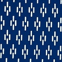 DASH HAND BLOCK PRINT - INDIGO