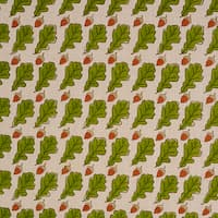 OAK HAND BLOCK PRINT - GREEN