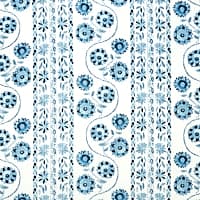 ZINNIA HANDMADE PRINT - BLUE