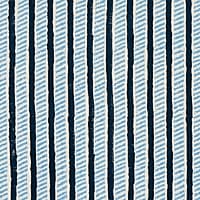 GARDEN PATH HAND BLOCK PRINT - MIDNIGHT & SKY
