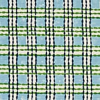 TRELLIS HAND BLOCK PRINT - SKY & GRASS