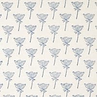 WILD CARROT HAND BLOCK PRINT - INDIGO
