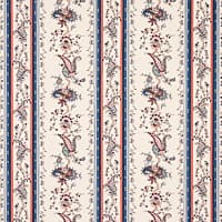 ELENA PAISLEY STRIPE - BLUE