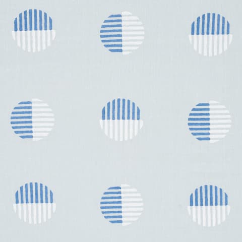 ANDO HAND BLOCK PRINT - CHAMBRAY