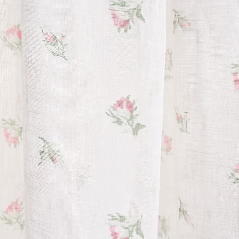 MARGIE FLORAL SHEER - ROSE