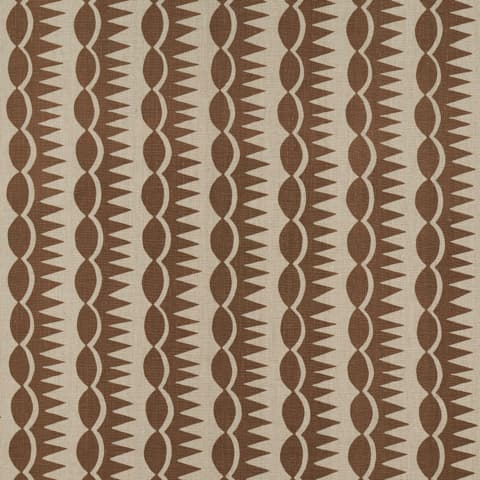 DAGGER STRIPE - BROWN ON NATURAL