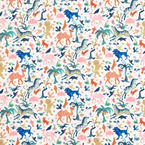 BEASTS INDOOR/OUTDOOR - MULTI ON IVORY