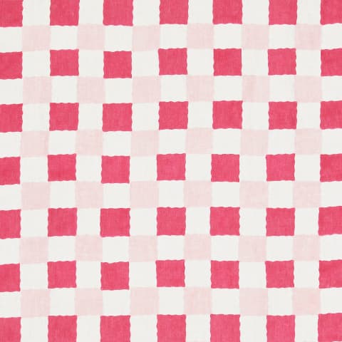 Chequer Hand Block Print - PINKS