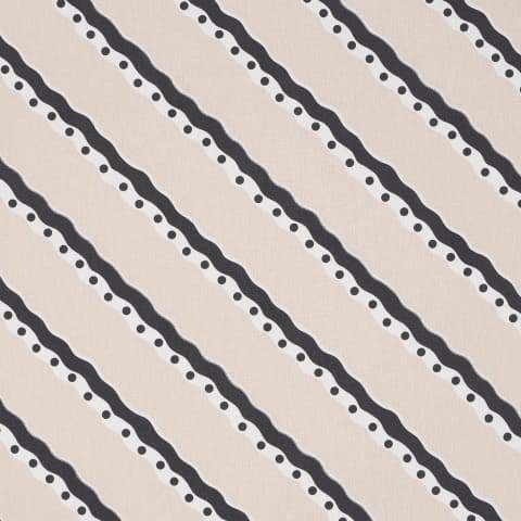 ROUSSEAU STRIPE - BLACK & CREAM