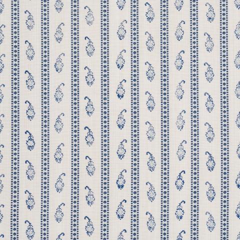 EDDIE WOVEN HAND BLOCK PRINT - BLUE