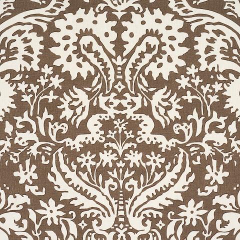 SUFFOLK DAMASK_BROWN