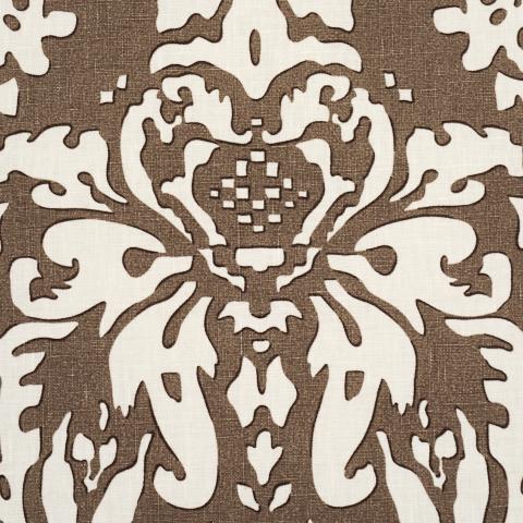 SUFFOLK DAMASK_BROWN