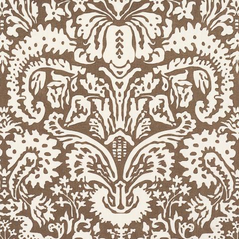 SUFFOLK DAMASK - BROWN