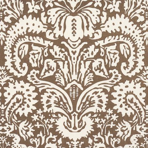 SUFFOLK DAMASK_BROWN