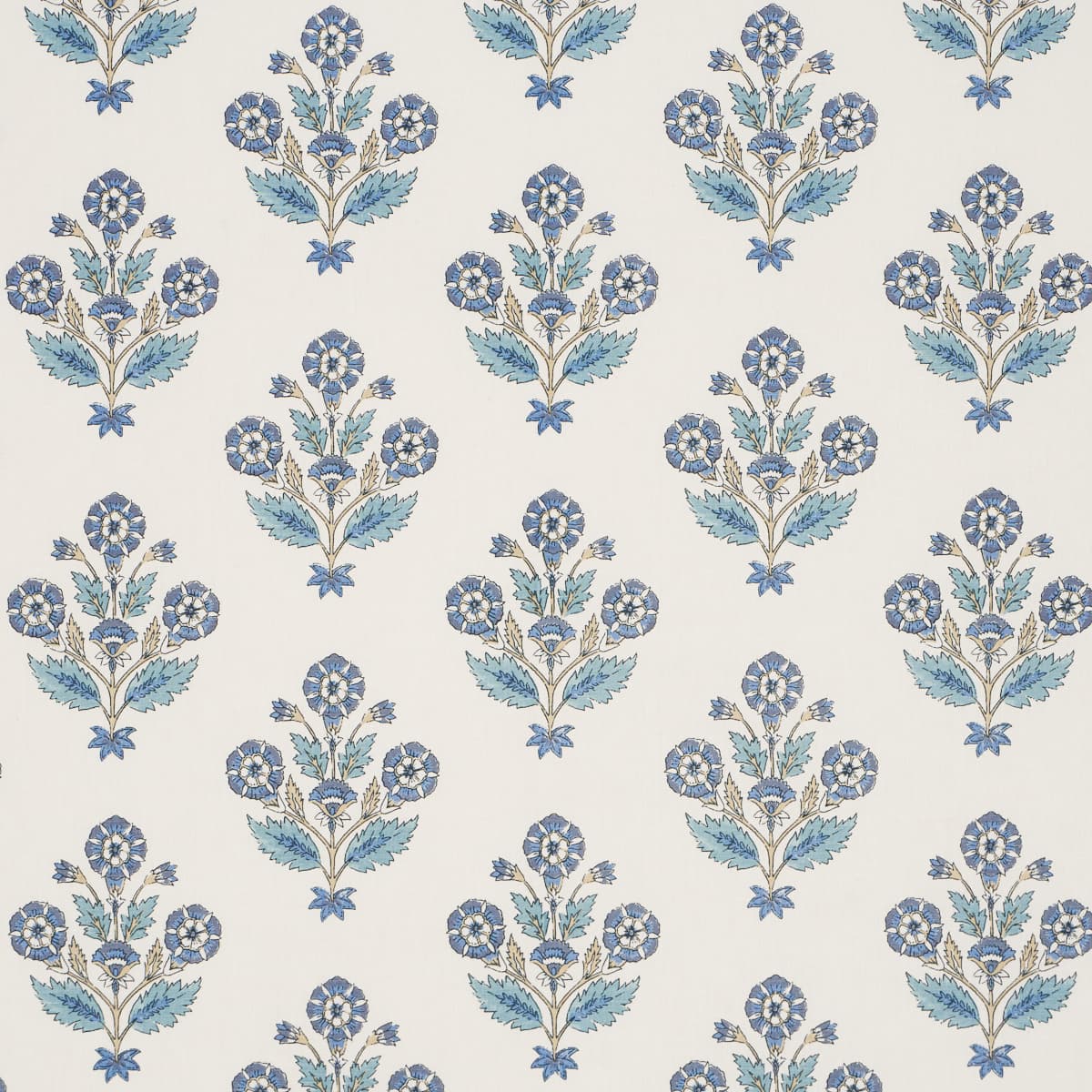 DALILA HAND-SCREEN PRINT - BLUE