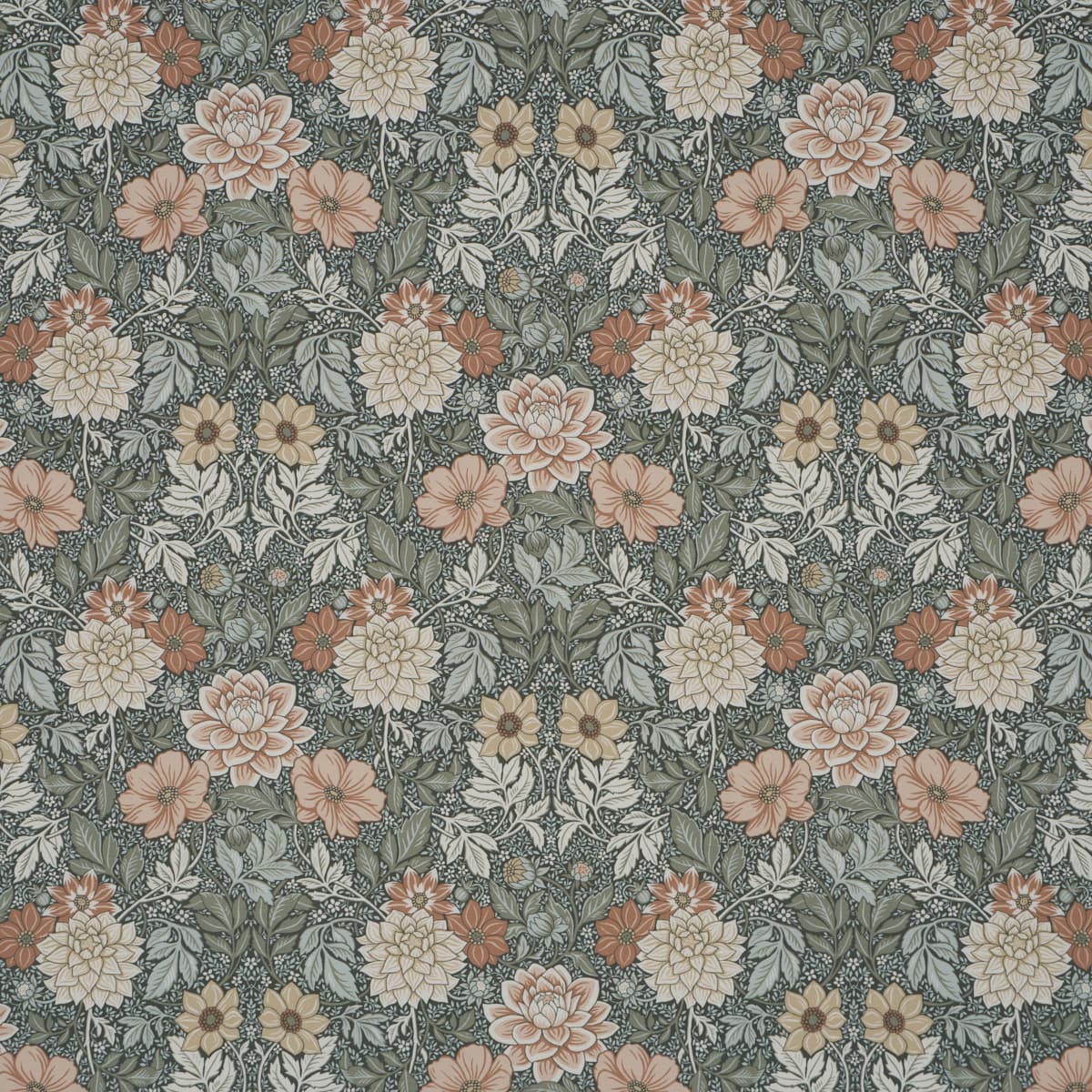 DAHLIA GARDEN - GREEN