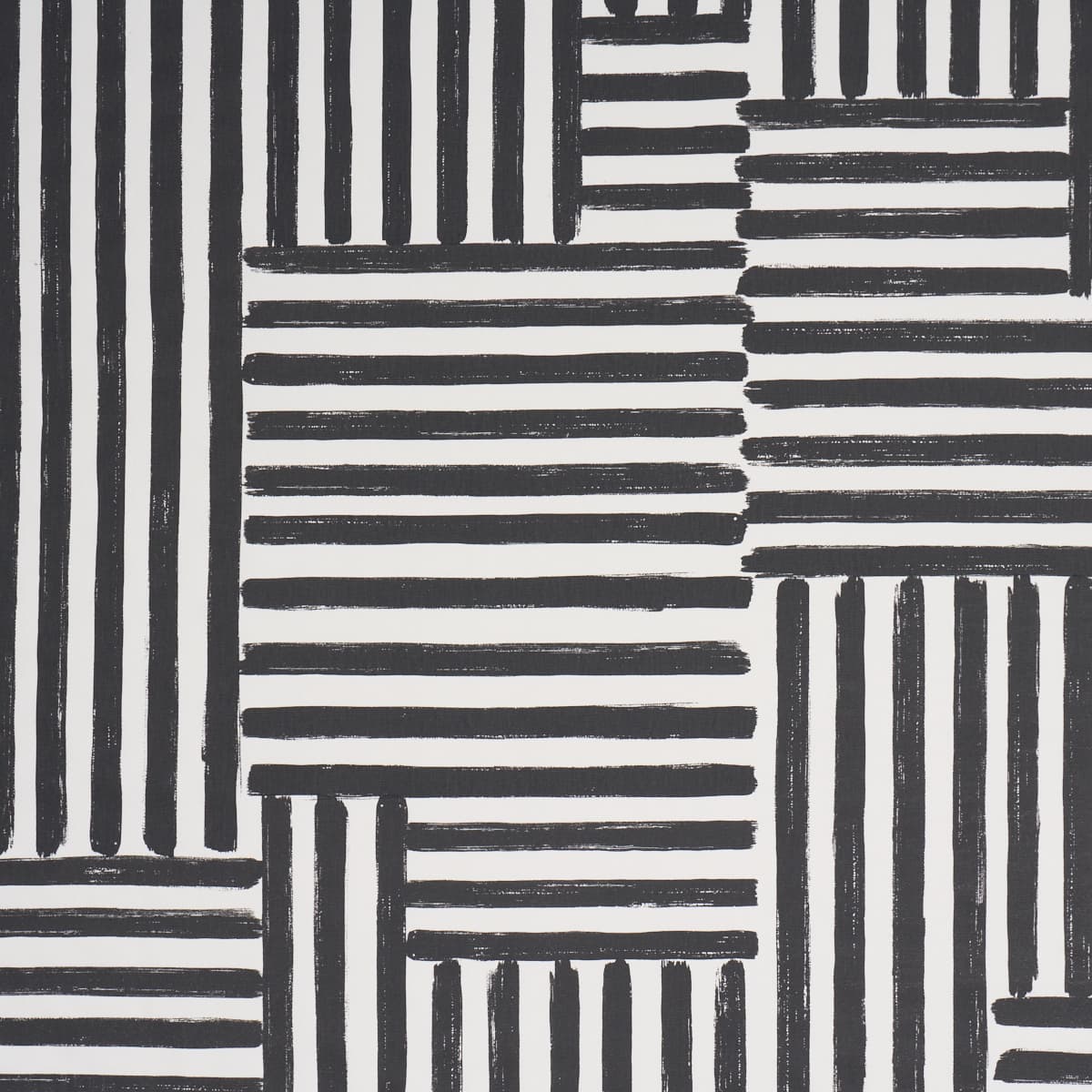 PARSON'S STRIPE HAND PRINT - CARBON