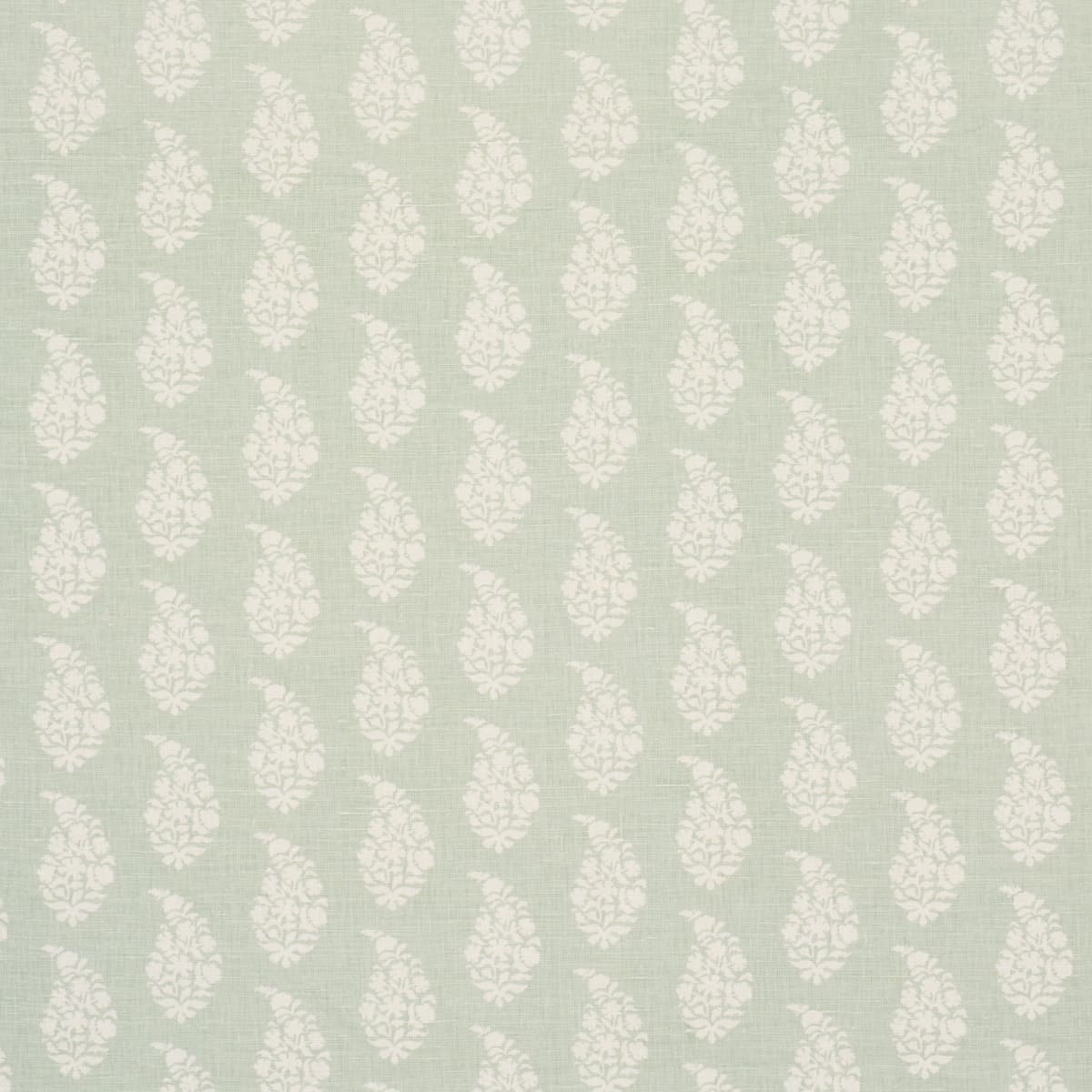 KAIA PAISLEY HAND-PRINT - CELADON