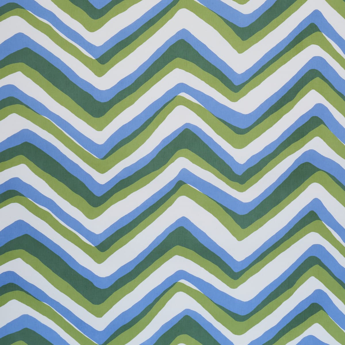 CHEVRON - GREEN & BLUE