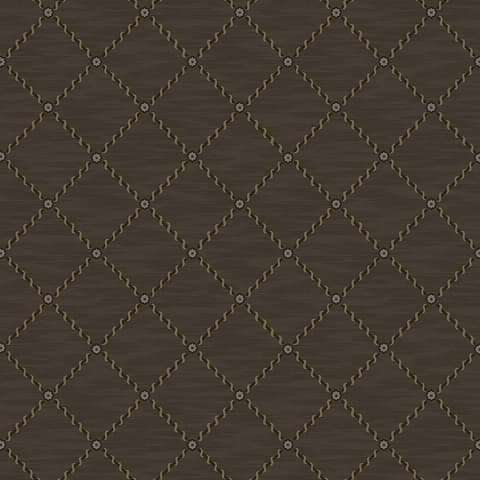 GOLDEN TRELLIS - BROWN AND GOLD