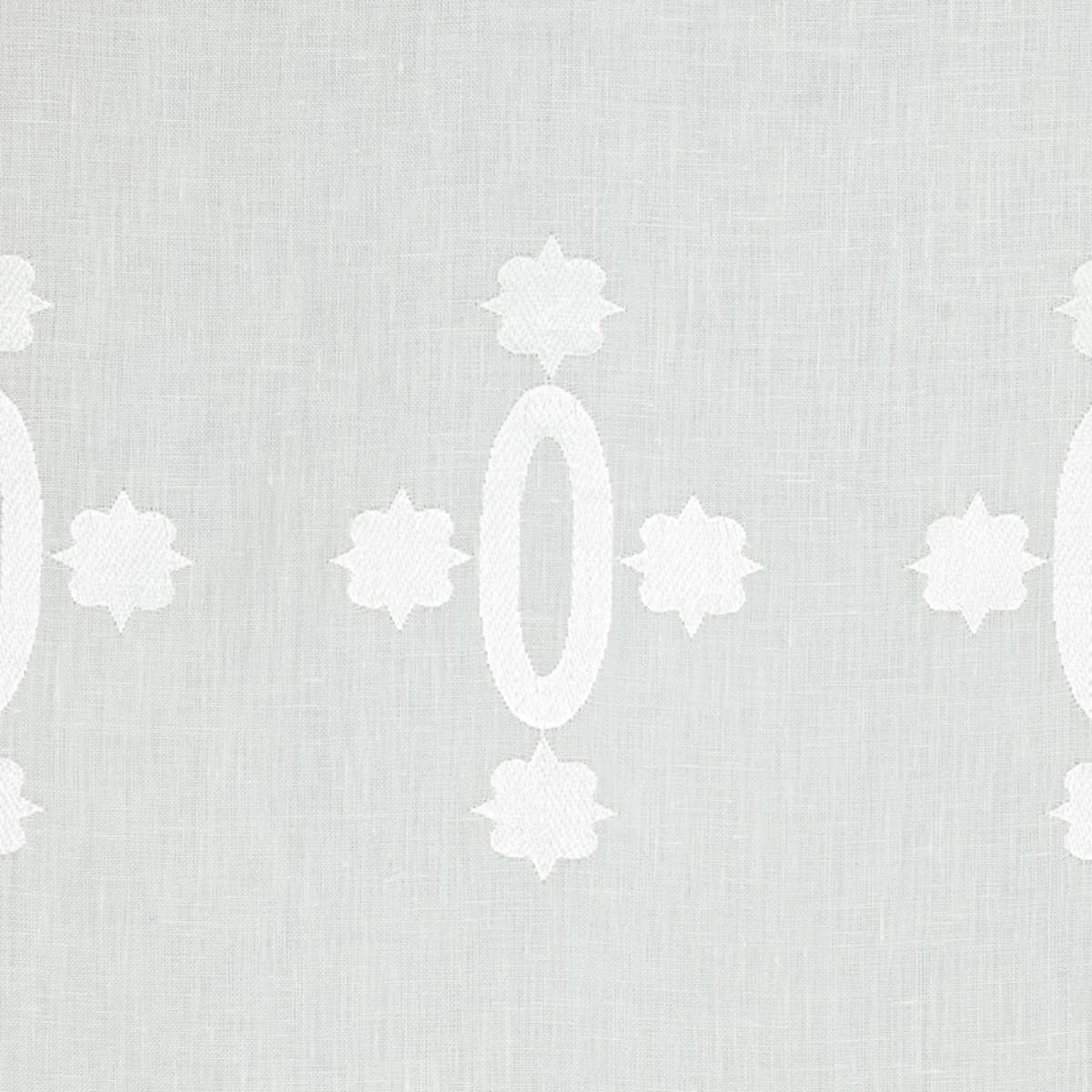 Satin Stitch Sheer - WHITE