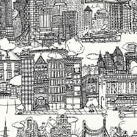 NEW YORK NEW YORK - BLACK AND WHITE