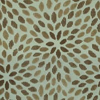 KIKU SILK VELVET - AQUA & COCOA