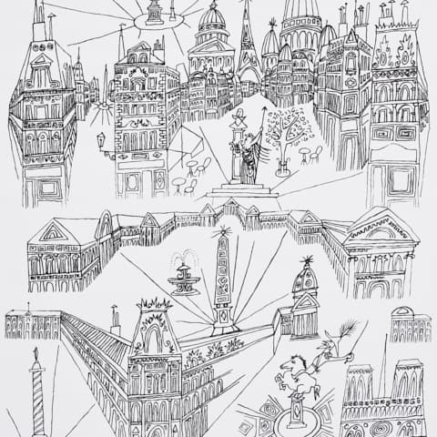 VIEWS OF PARIS - BLACK & WHITE
