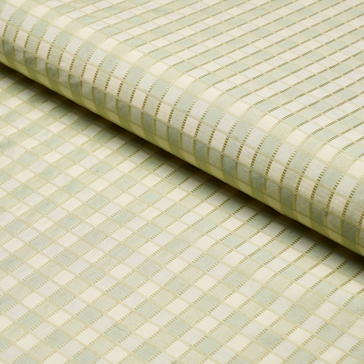 INGRID SILK CHECK - SEASPRAY