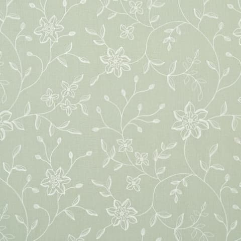 Georgia Linen Embroidery - AQUA