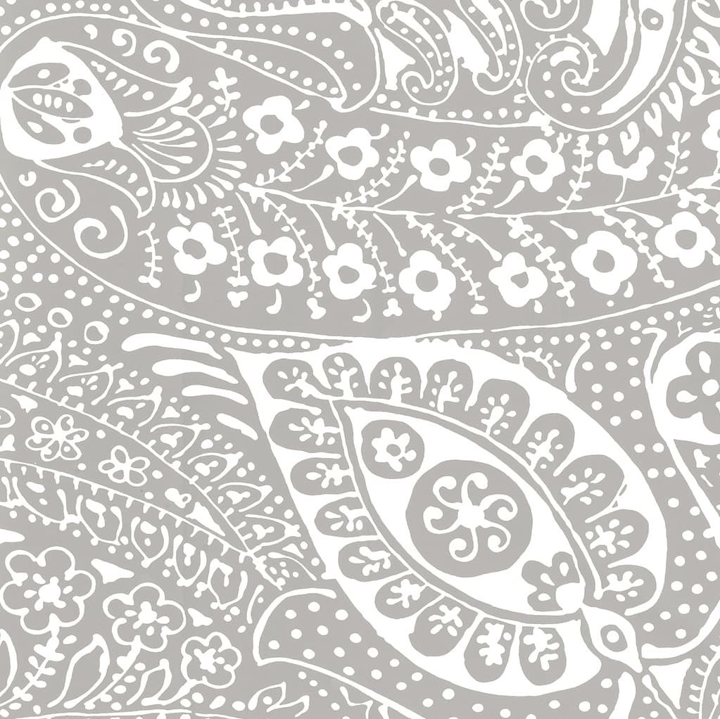 PAISLEY PRINT - GREY