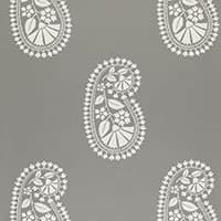INDORE PAISLEY - CHARCOAL