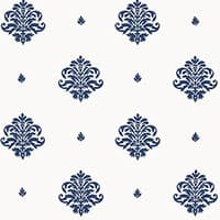 MAYLA DAMASK - NAVY