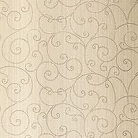 BEADED SCROLL - AGED SILVER