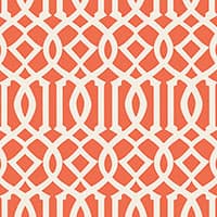 IMPERIAL TRELLIS II - IVORY / MANDARIN