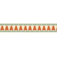 CADIZ MOSAIC BORDER - PERSIMMON
