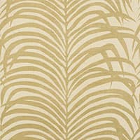 ZEBRA PALM SISAL - GOLD ON IVORY