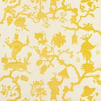 SHANTUNG SILHOUETTE SISAL - YELLOW