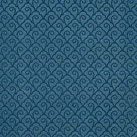 SCALLOP FILIGREE SISAL - LAPIS ON PEACOCK