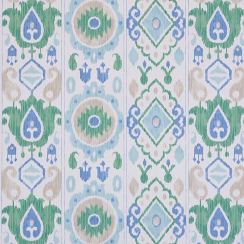 ELIZIA IKAT - GREEN & BLUE