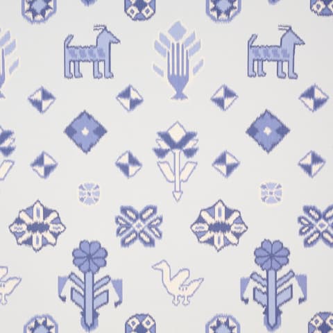 CHUSKA WARP PRINT - BLUE
