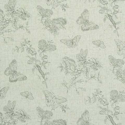 BAUDIN BUTTERFLY LINEN - BLACK