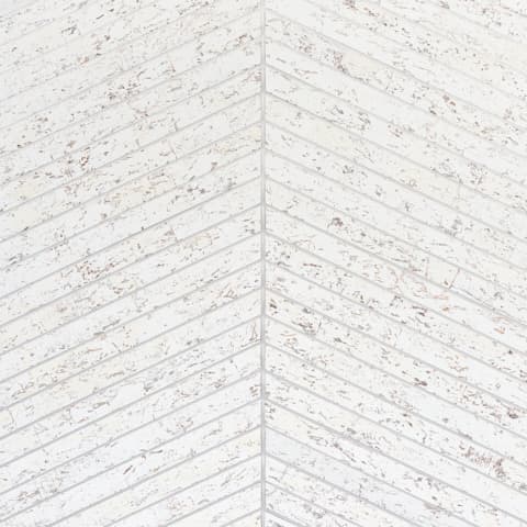 CORK HERRINGBONE - WHITE