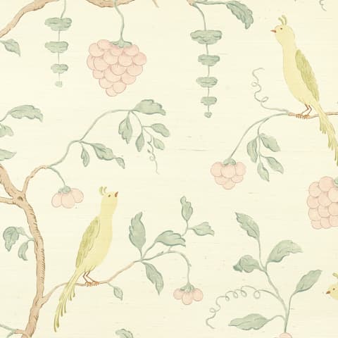WISTERIA SISAL - TEAL & SOFT PINK