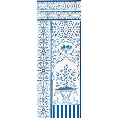 MUGHAL GARDEN PANEL A - BLUE