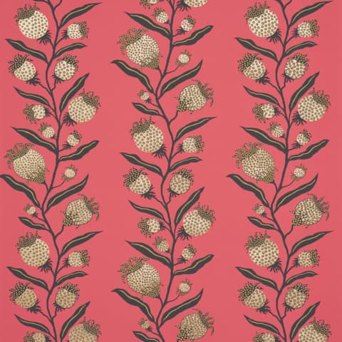 THISTLE VINE - RED & GOLD