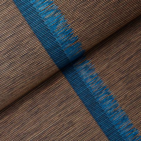 AXEL FRINGE WALLCOVERING - PEACOCK/BROWN
