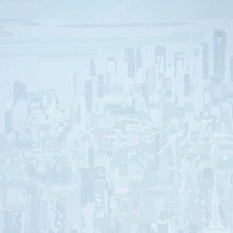 PASCAL CAMPION'S NEW YORK SKYLINE_BLUE