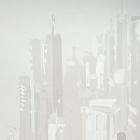 PASCAL CAMPION'S NEW YORK SKYLINE_SOFT GRAY